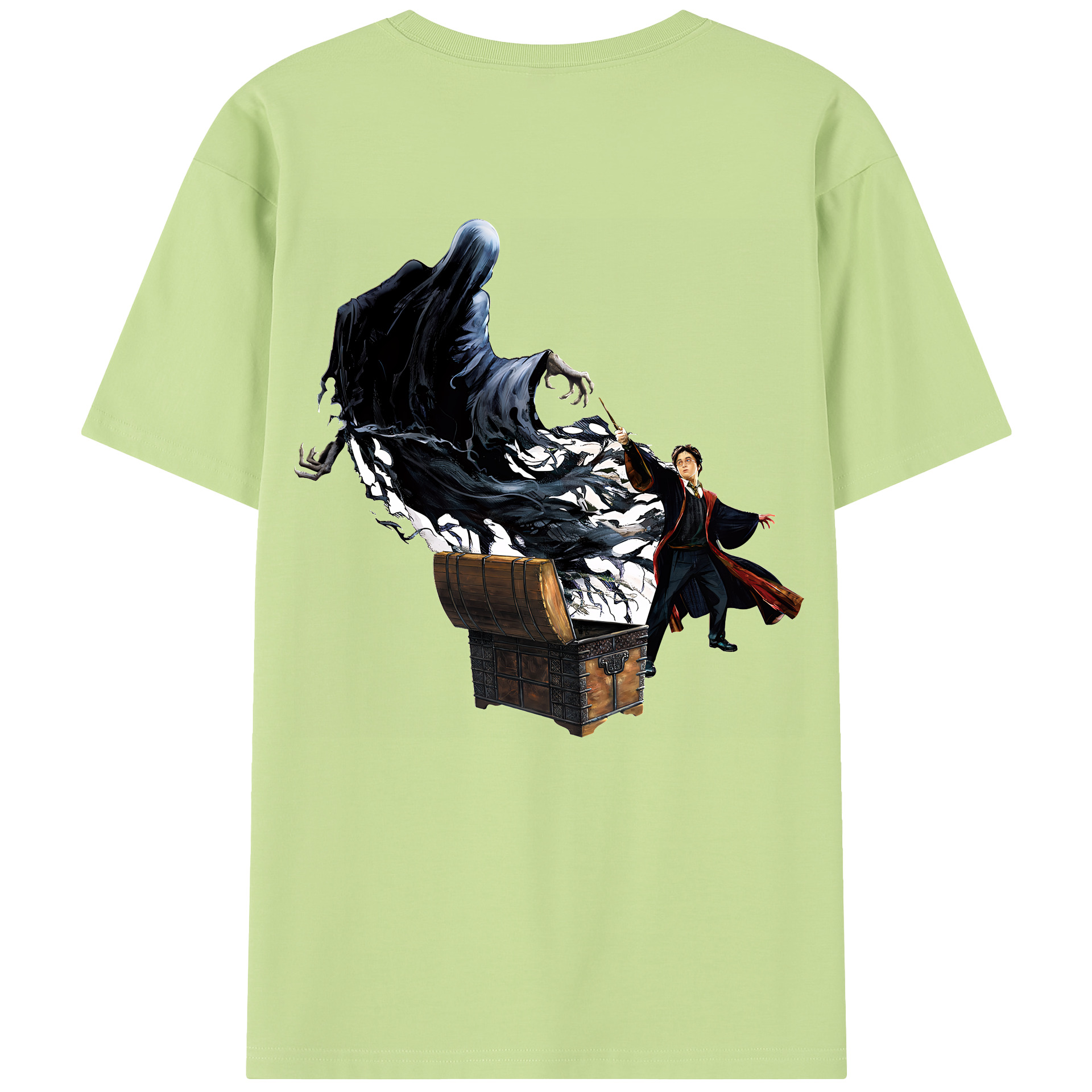 （画像用） Harry Potter ハリー・ポッターシリーズ 綿100％半袖Tシャツ（背面プリント）